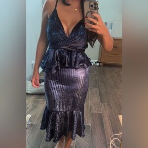 Yumi Kim Shimmering Purple Dress